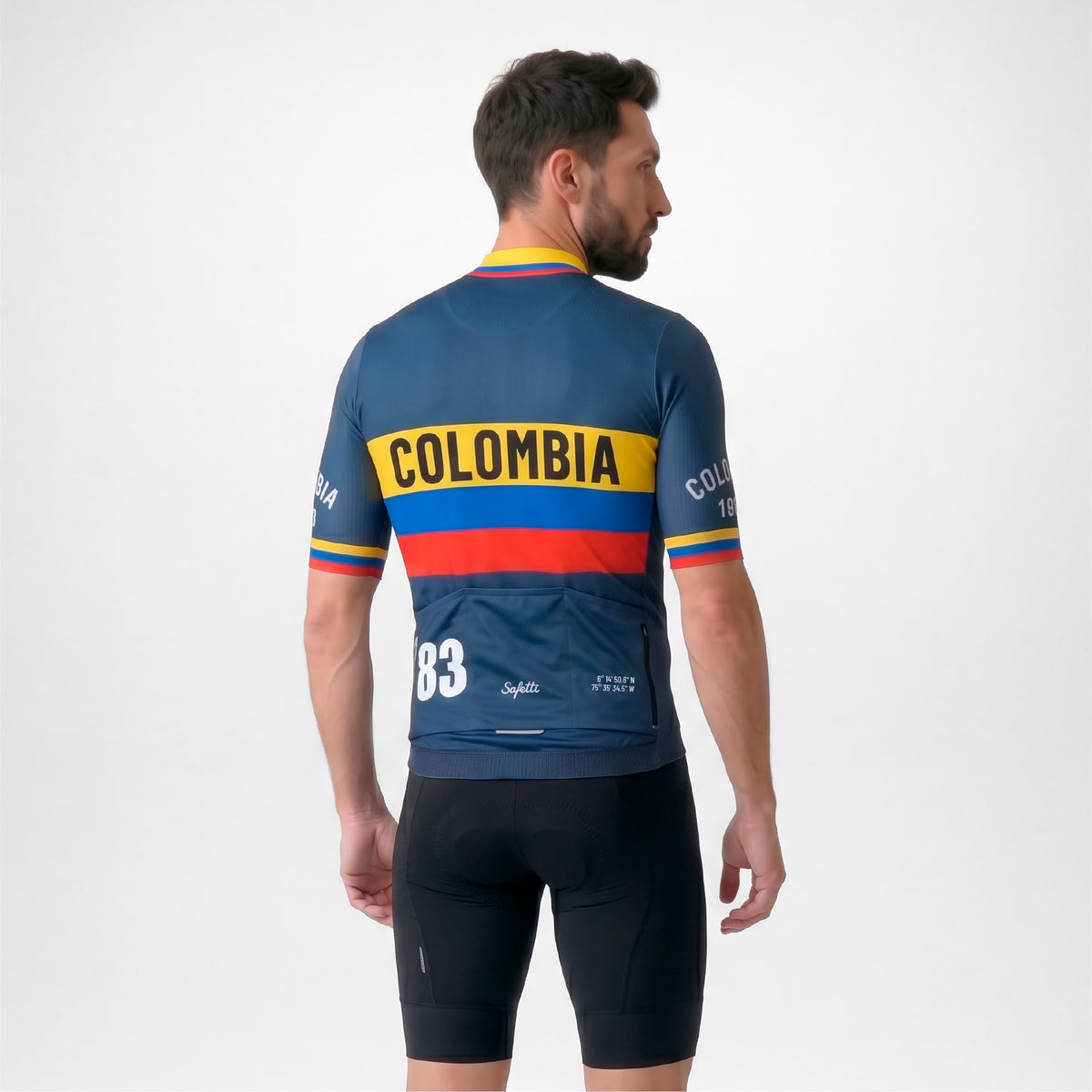 CAMISA CICLISMO MANGA CORTA COLOMBIA VARTA 26 PARA HOMBRE