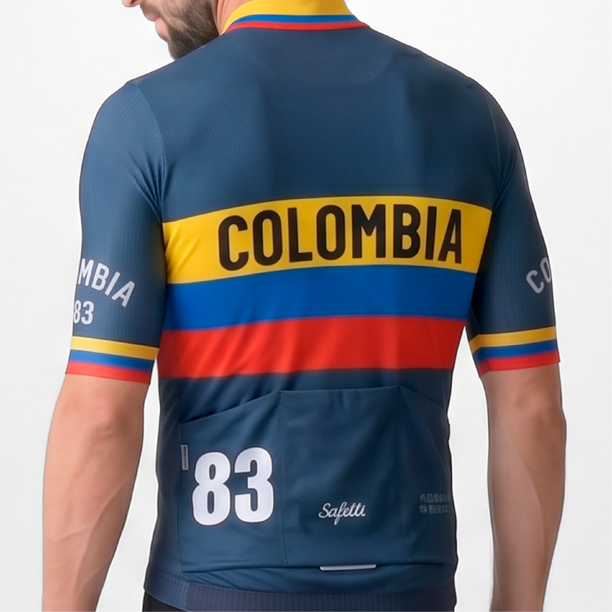 CAMISA CICLISMO MANGA CORTA COLOMBIA VARTA 26 PARA HOMBRE