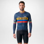 CAMISA CICLISMO MANGA LARGA COLOMBIA VARTA 26 PARA HOMBRE