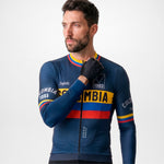 CAMISA CICLISMO MANGA LARGA COLOMBIA VARTA 26 PARA HOMBRE