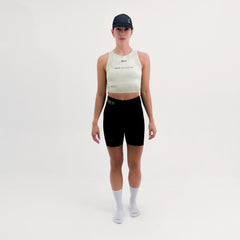 CROPTOP RUNNING/PÁDEL POCKET YELLOW PARA MUJER