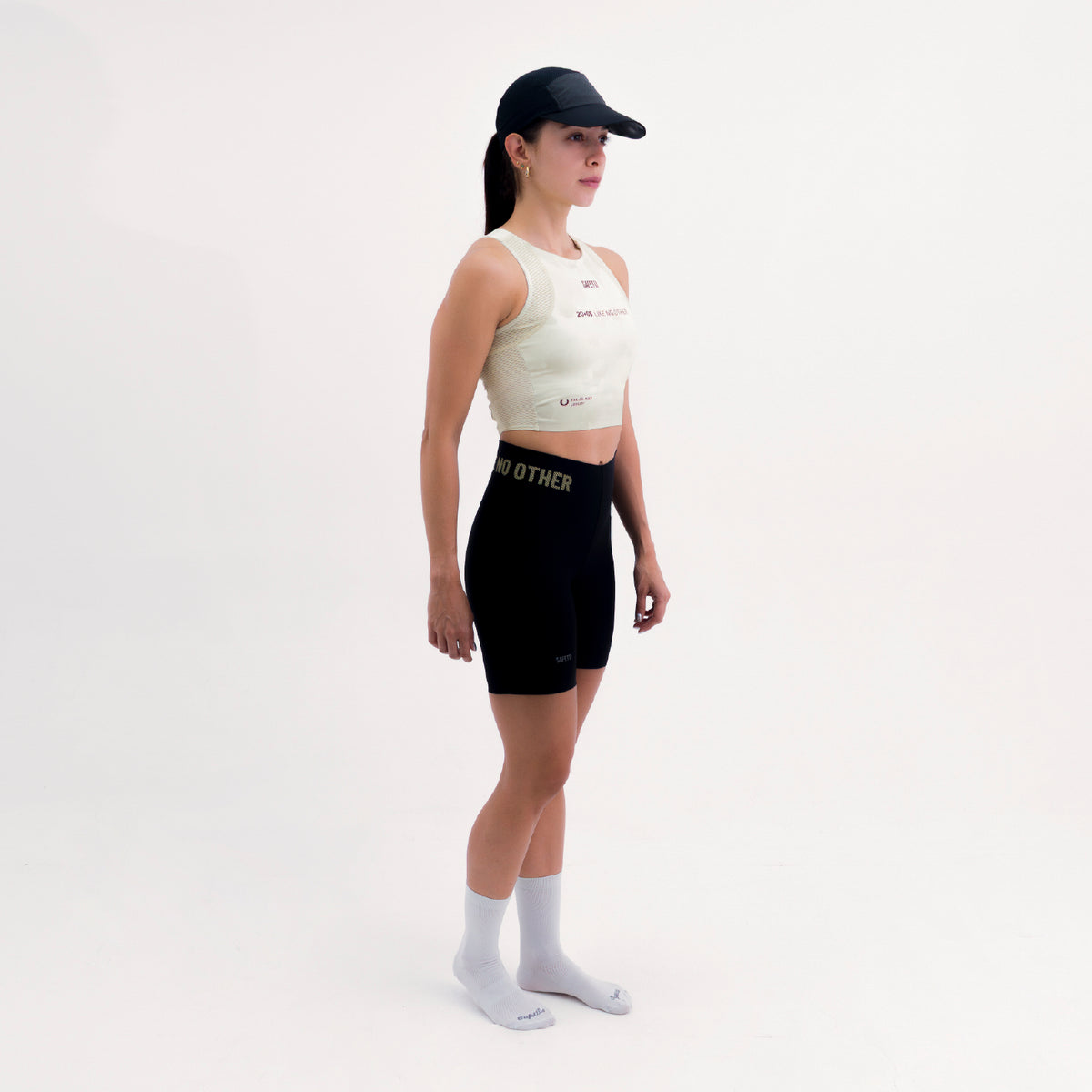 CROPTOP RUNNING/PÁDEL POCKET YELLOW PARA MUJER
