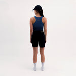 CROPTOP RUNNING/PÁDEL POCKET BLUE PARA MUJER