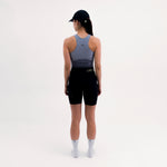 CROPTOP RUNNING/PÁDEL POCKET GRAY PARA MUJER