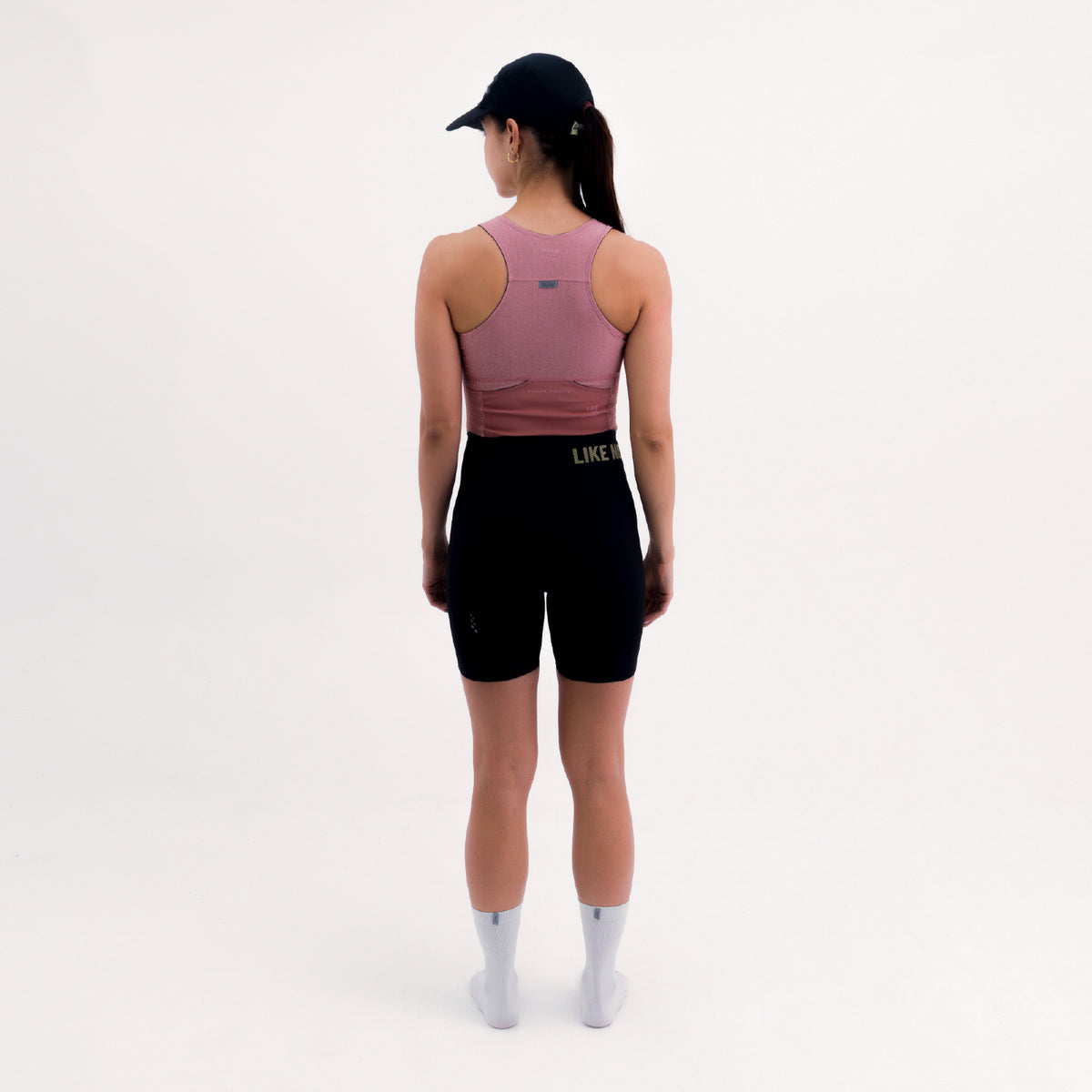 CROPTOP RUNNING/PÁDEL POCKET ROSE PARA MUJER