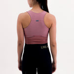 CROPTOP RUNNING/PÁDEL POCKET ROSE PARA MUJER