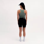 CROPTOP RUNNING/PÁDEL POCKET GREEN PARA MUJER