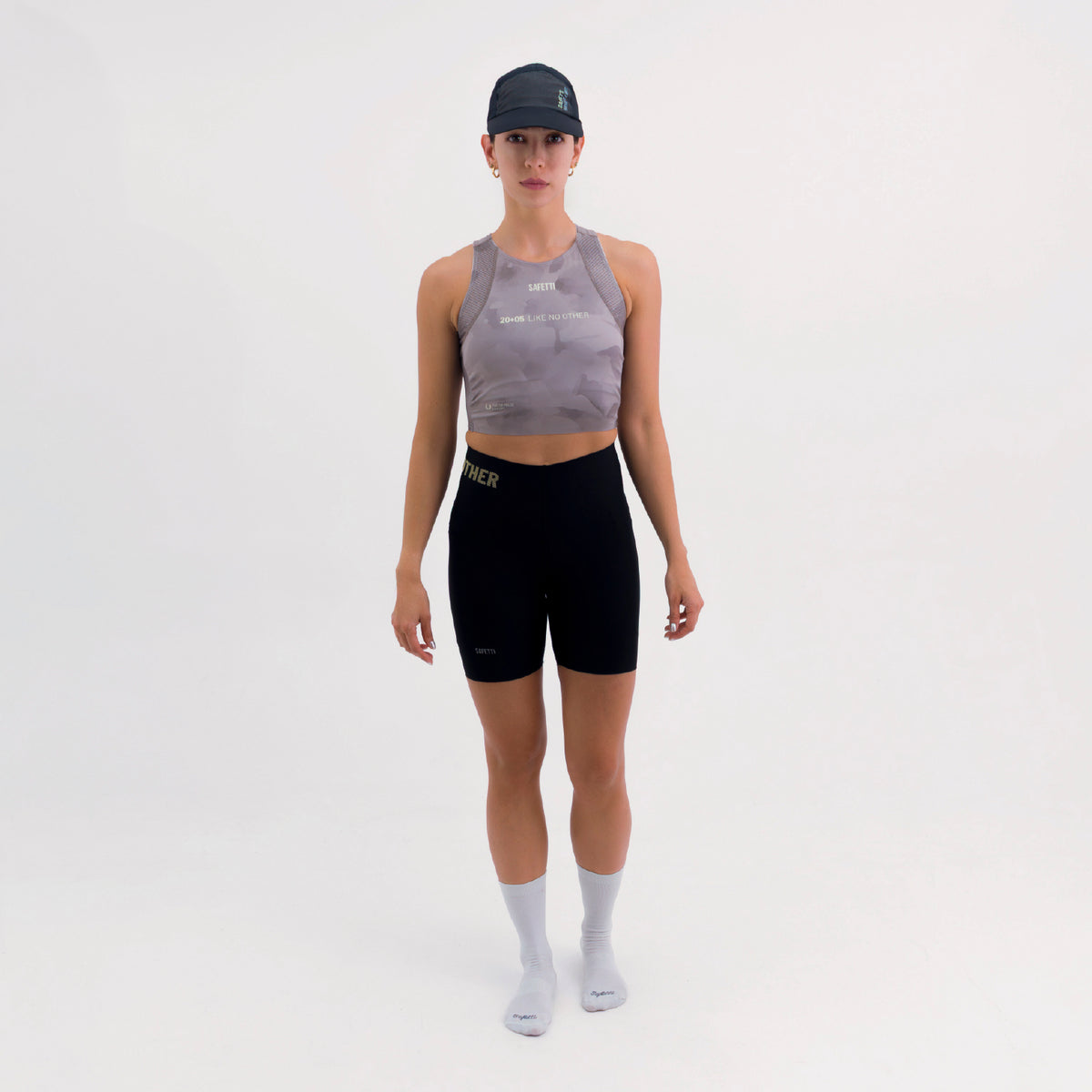 CROPTOP RUNNING/PÁDEL POCKET DESERT PARA MUJER