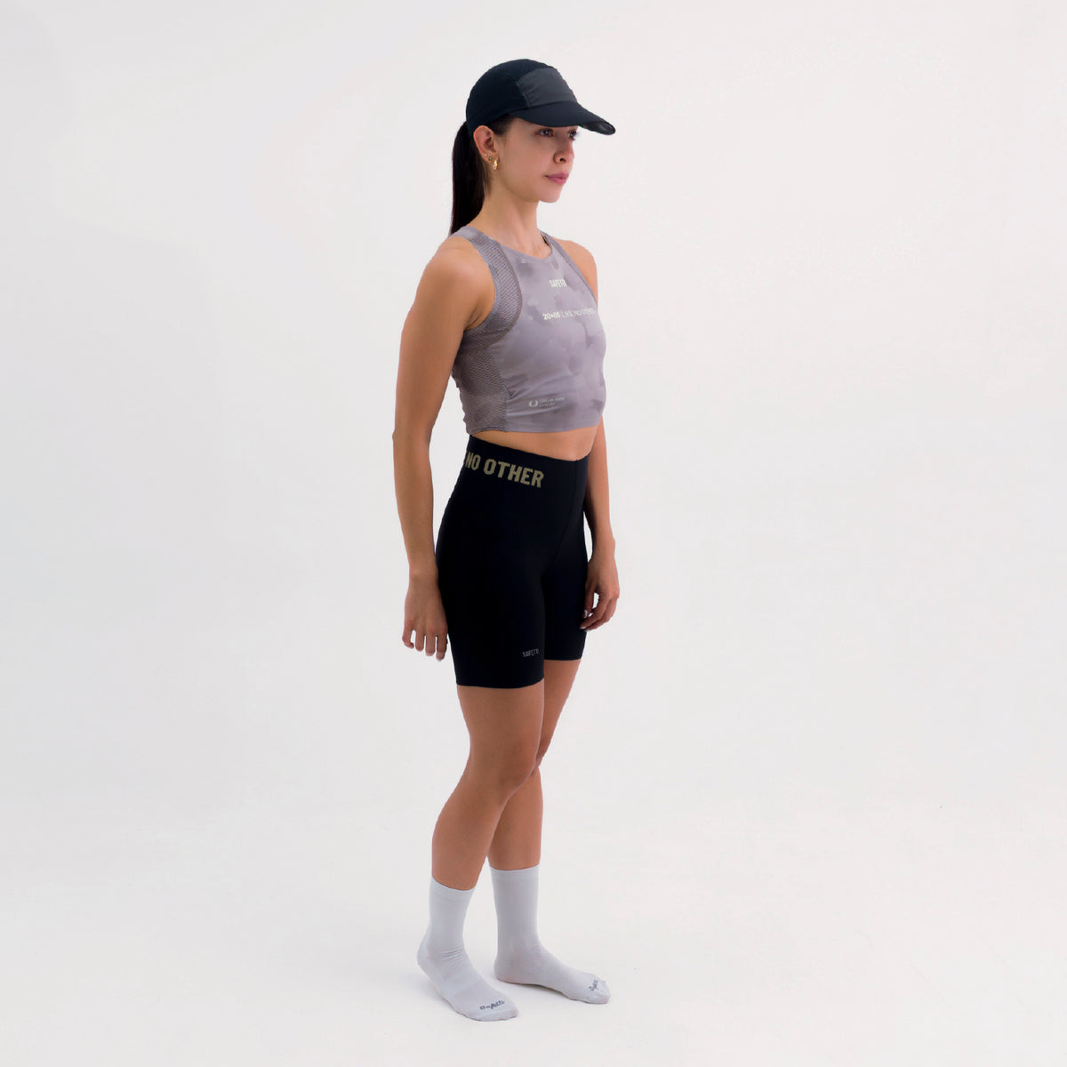 CROPTOP RUNNING/PÁDEL POCKET DESERT PARA MUJER