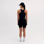 CROPTOP RUNNING/PÁDEL POCKET BLACK PARA MUJER