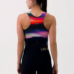 CROPTOP RUNNING/PÁDEL POCKET ESPECTRO PARA MUJER