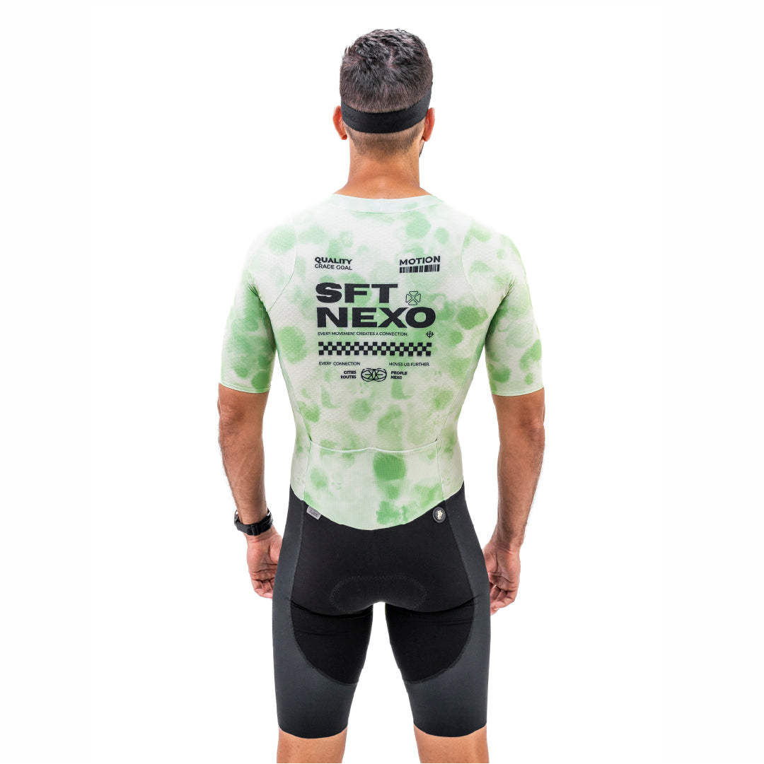 ENTERIZO MANGA CORTA TIDE VERDE PARA HOMBRE