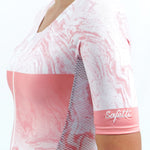 ENTERIZO CICLISMO MANGA CORTA VINCITORE CORAL PARA MUJER