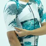 ENTERIZO MANGA CORTA SWIPE BLANCO PARA MUJER