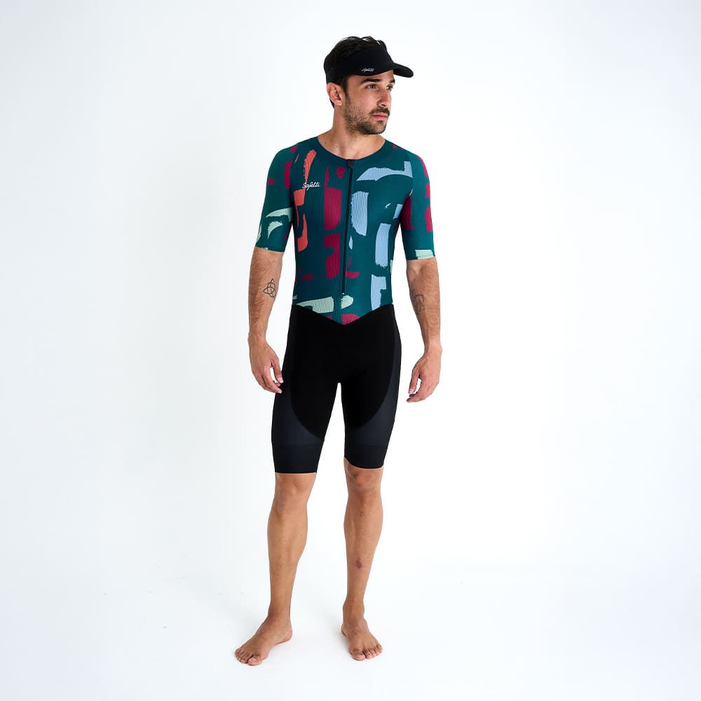 ENTERIZO MANGA CORTA TRIATLON SCRATCH PARA HOMBRE