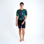 ENTERIZO MANGA CORTA TRIATLON SCRATCH PARA MUJER