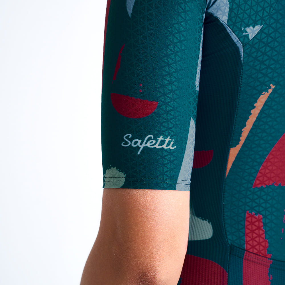 ENTERIZO MANGA CORTA TRIATLON SCRATCH PARA MUJER