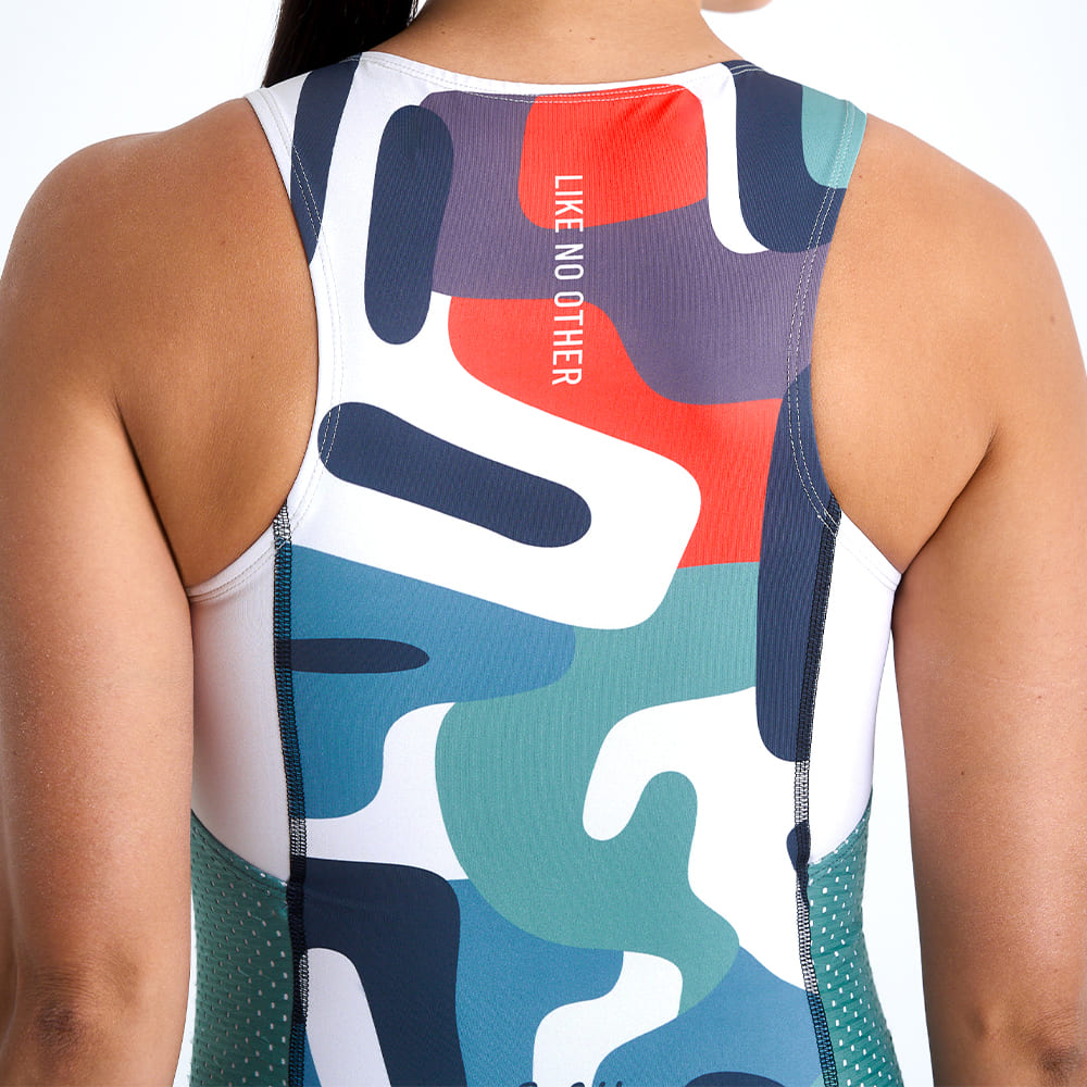 ENTERIZO MANGA SISA TRIATLON ROCKART PARA MUJER