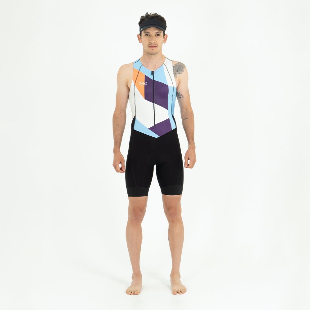 ENTERIZO TRIATLÓN CORTO MANGA SISA AQUASPEED PARA HOMBRE