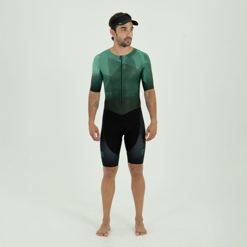 ENTERIZO TRIATLÓN CORTO MANGA CORTA KONA PARA HOMBRE