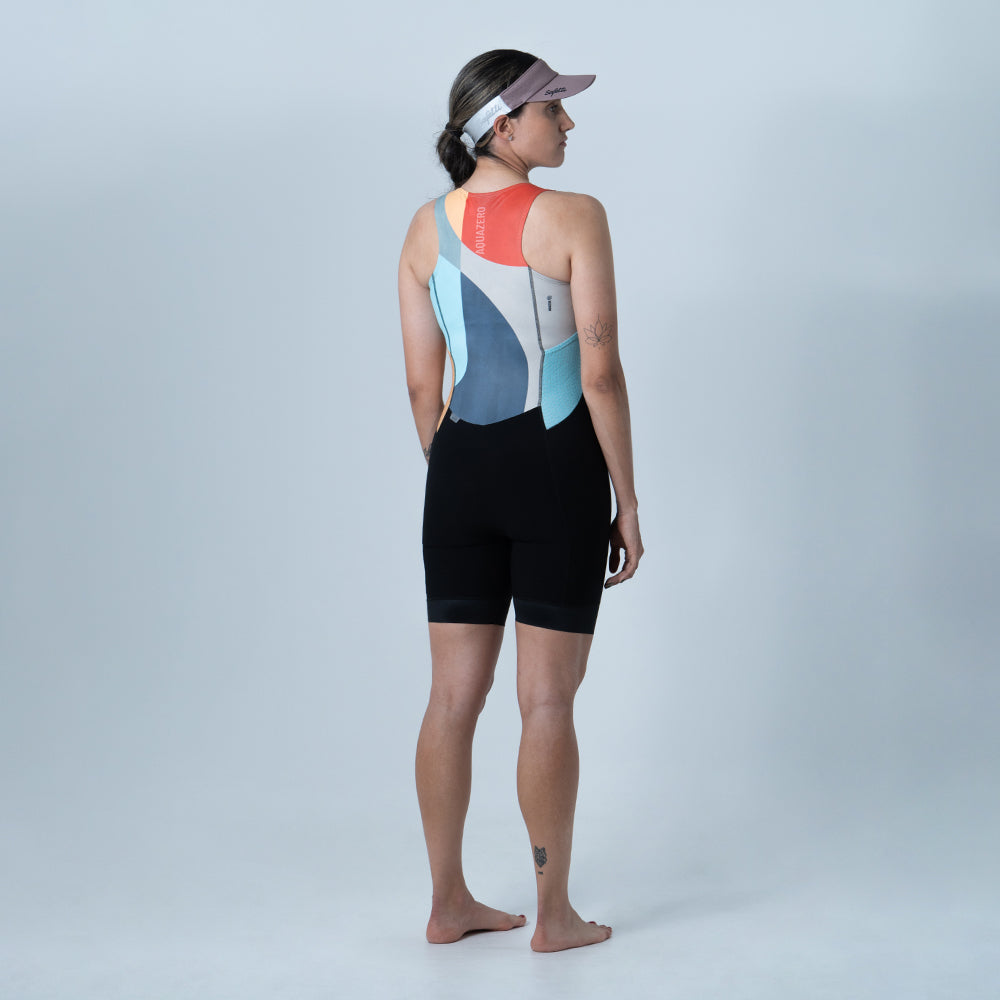 ENTERIZO TRIATLON MANGA SISA FUSION PARA MUJER