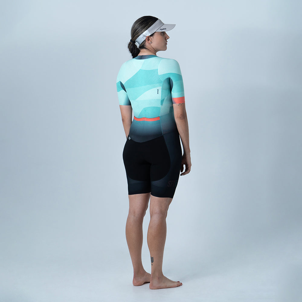 ENTERIZO TRIATLON MANGA CORTA PACER PARA MUJER