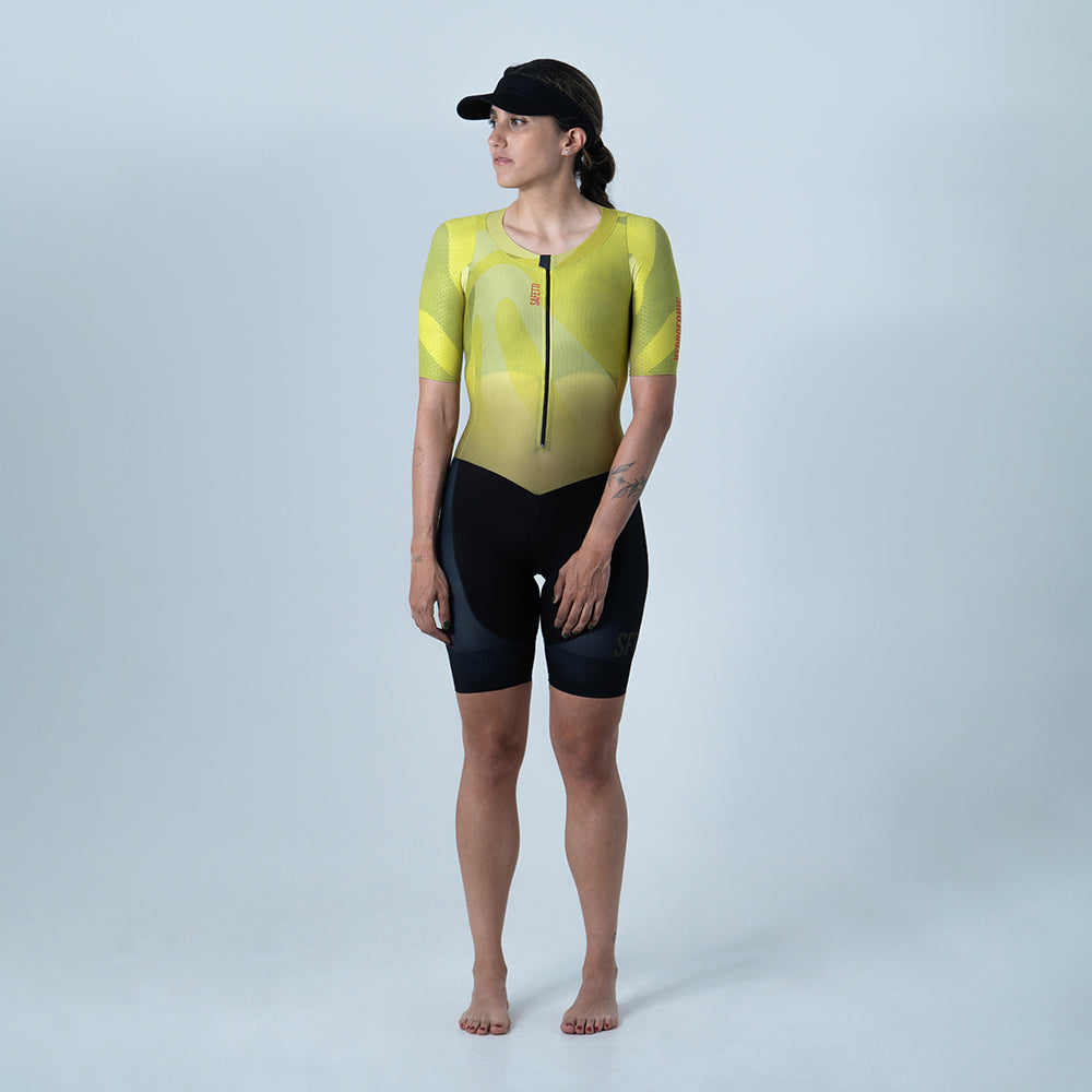 ENTERIZO TRIATLON MANGA CORTA SPRINT PARA MUJER