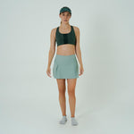 FALDA SHORT RUNNING/PÁDEL FLOW FIT GREEN PARA MUJER