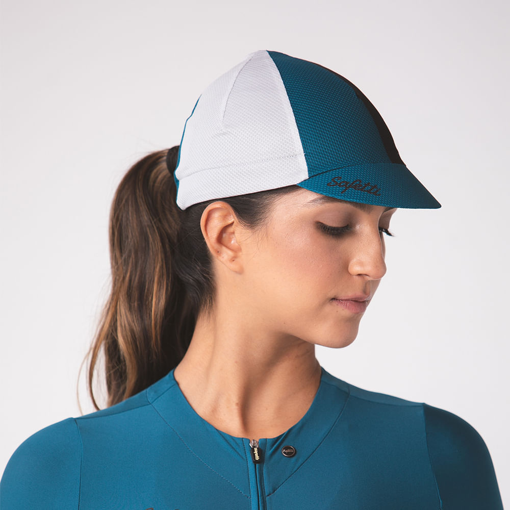 GORRA CICLISMO ESSENCIAL COLORS PETROL BLUE UNISEX