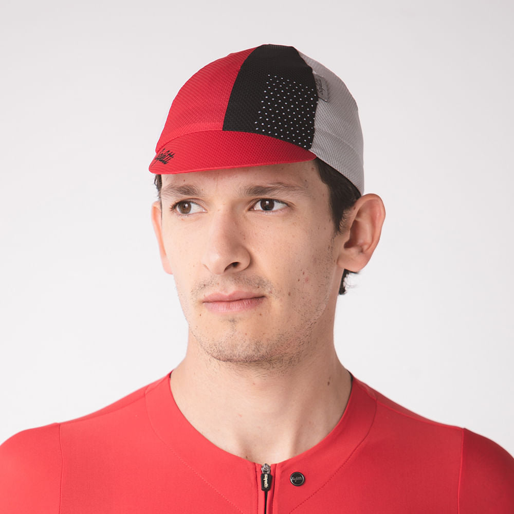 GORRA CICLISMO ESSENCIAL COLORS SCARLET UNISEX