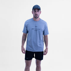 CAMISETA LIFESTYLE MANGA CORTA ROAM OVERSIZE GRAY PARA HOMBRE
