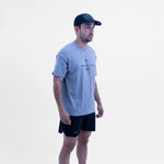 CAMISETA LIFESTYLE MANGA CORTA ROAM OVERSIZE GRAY PARA HOMBRE