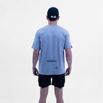 CAMISETA LIFESTYLE MANGA CORTA ROAM OVERSIZE GRAY PARA HOMBRE