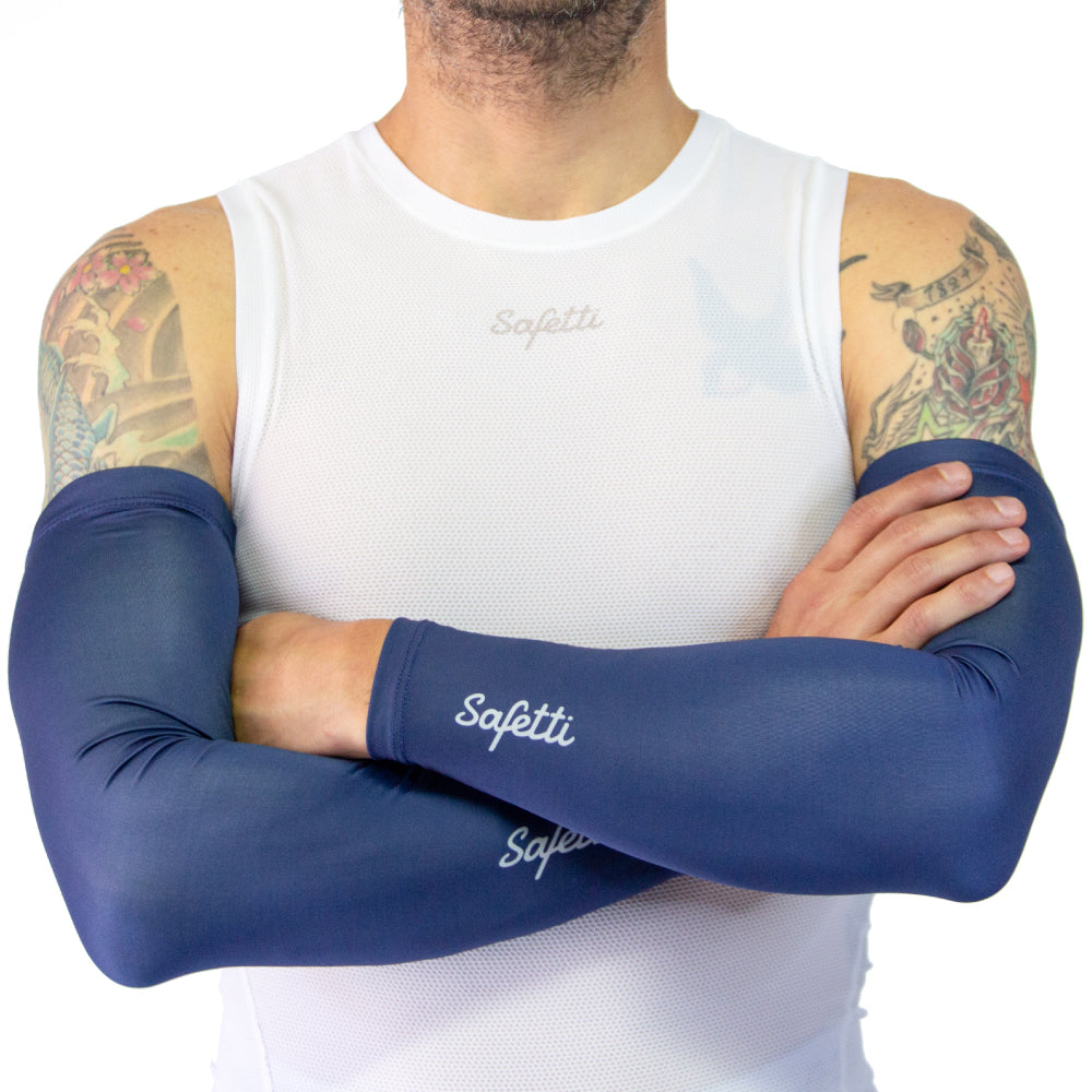 MANGUILLA CICLISMO ESSENZIAL TRASCENDENZA BLUE UNISEX