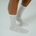 MEDIAS RUNNING PIERNA ELÁSTICA 8" MARFIL UNISEX