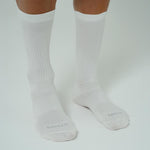 MEDIAS RUNNING PIERNA ELÁSTICA 8" MARFIL UNISEX