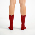 MEDIAS CICLISMO ROSSO PARA HOMBRE