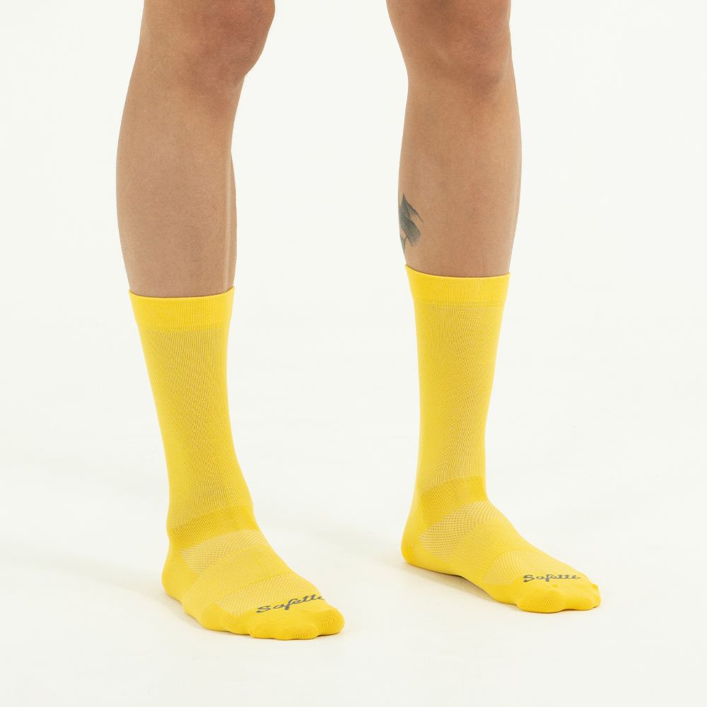 MEDIAS CICLISMO COLORS BASIC AMARILLO PARA HOMBRE