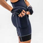 PANTALONETA CICLISMO CORSA NEGRO PARA MUJER