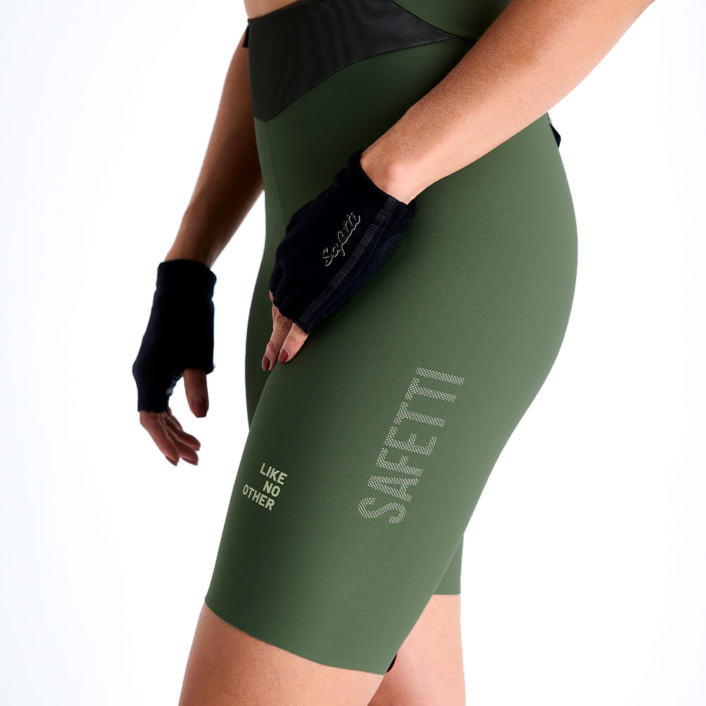 PANTALONETA CICLISMOTOSCANA 2.0 VENTI OLIVA PARA MUJER