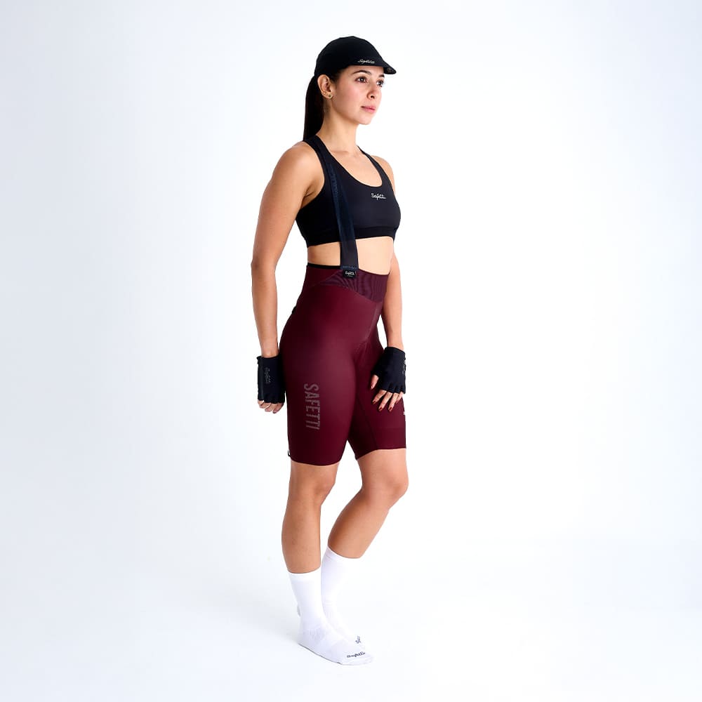 PANTALONETA CICLISMOTOSCANA VENTI 2.0 VINO PARA MUJER