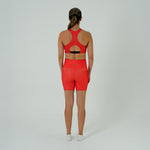 SHORT RUNNING TITÁN CUT CHERRY PARA MUJER