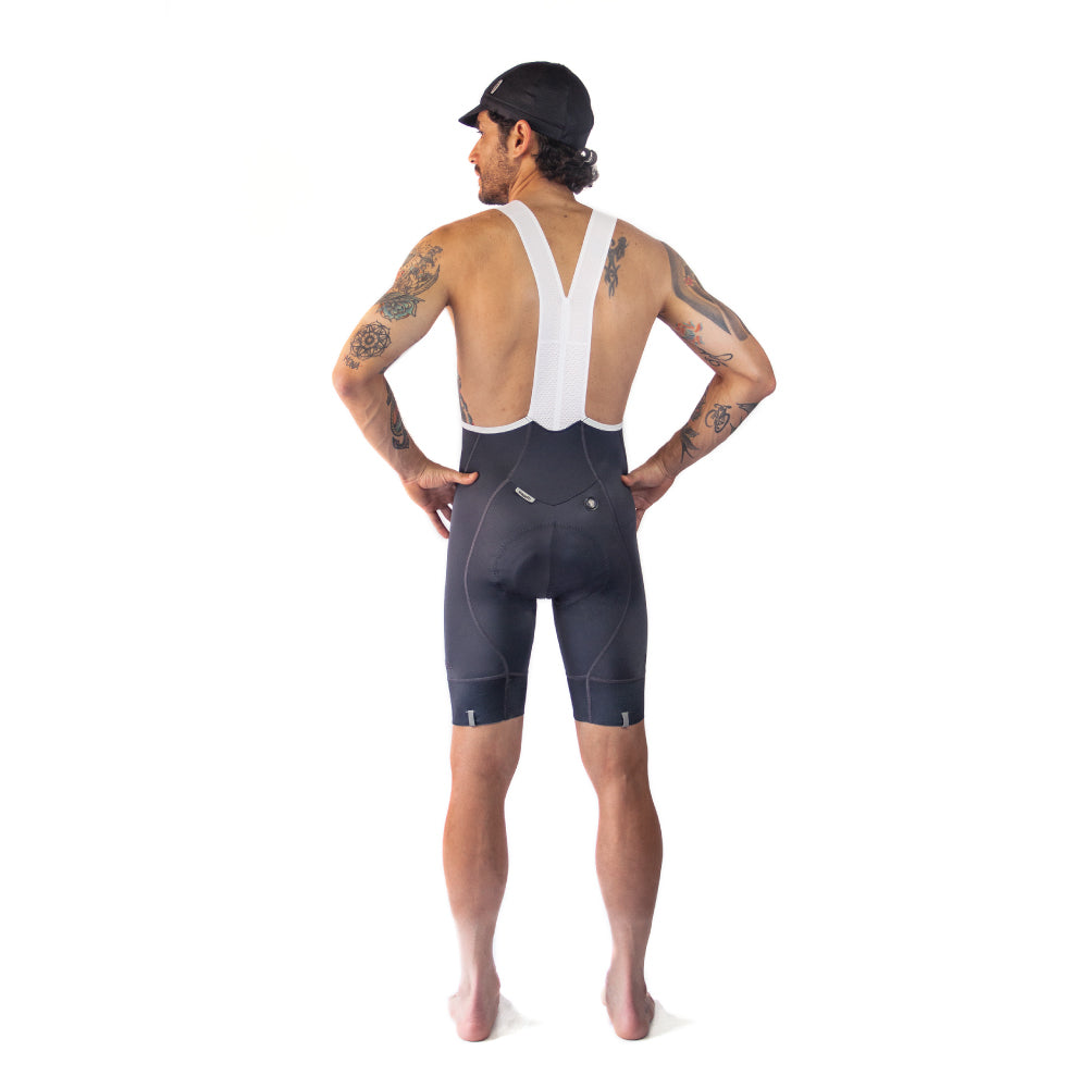 PANTALONETA CICLISMO CON CARGADERAS NÁPOLES PARA HOMBRE GRIS