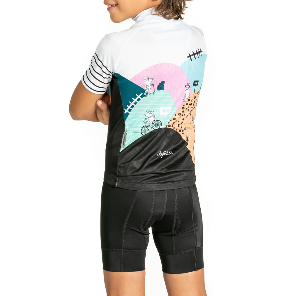 PANTALONETA CICLISMO ESSENZIALE JUNIOR PARA NIÑOS