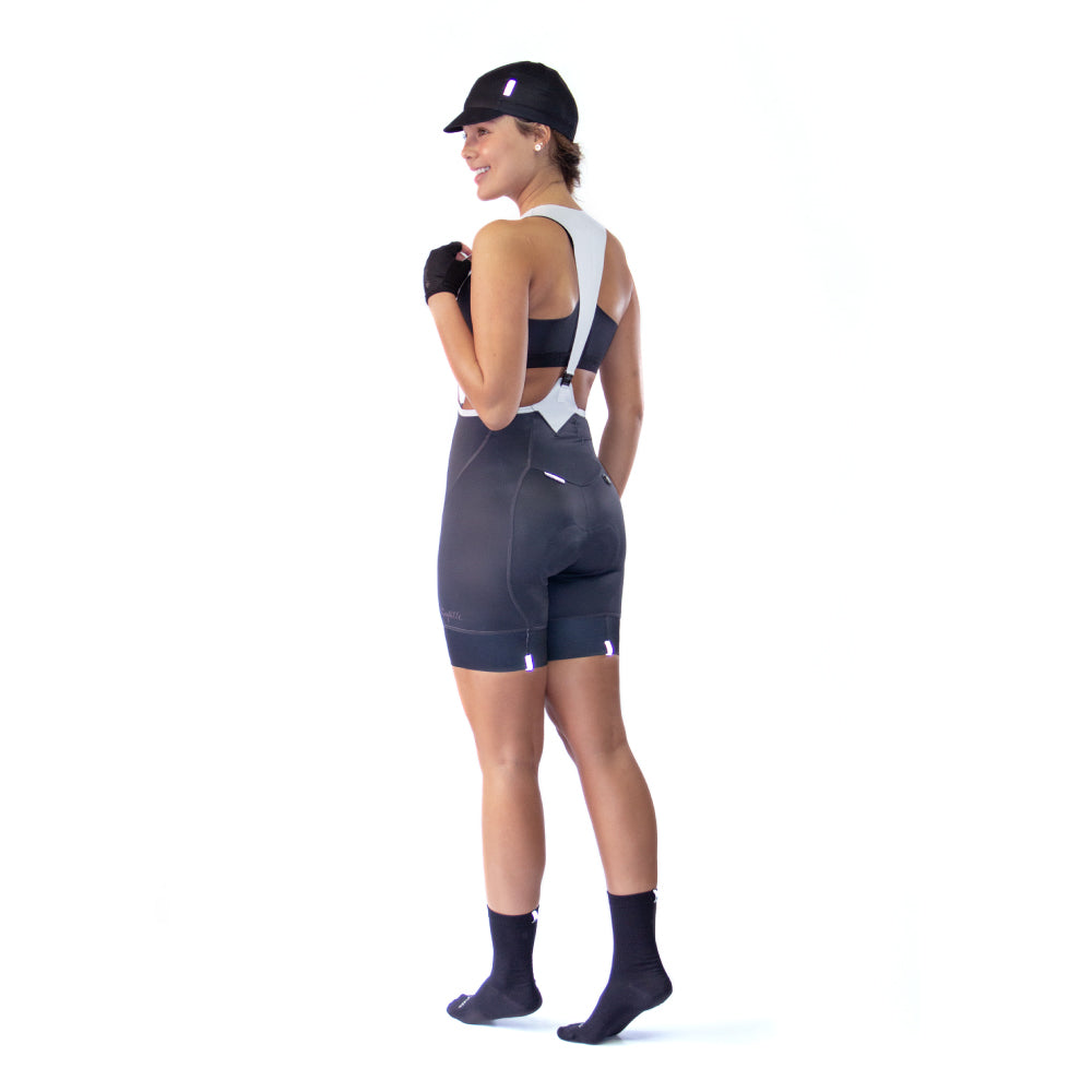 PANTALONETA CICLISMO CON CARGADERAS NÁPOLES PARA MUJER GRIS