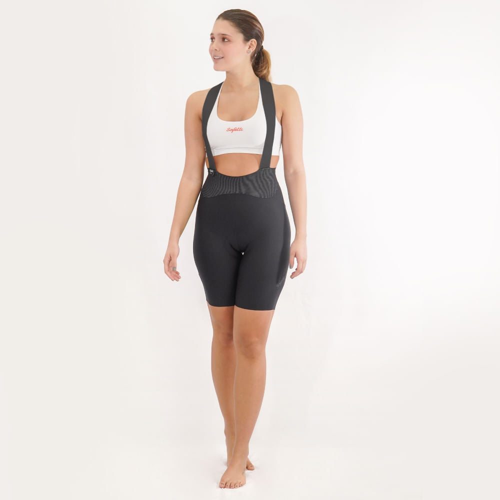 PANTALONETA CICLISMO TOSCANA 2.0 NERO PARA MUJER