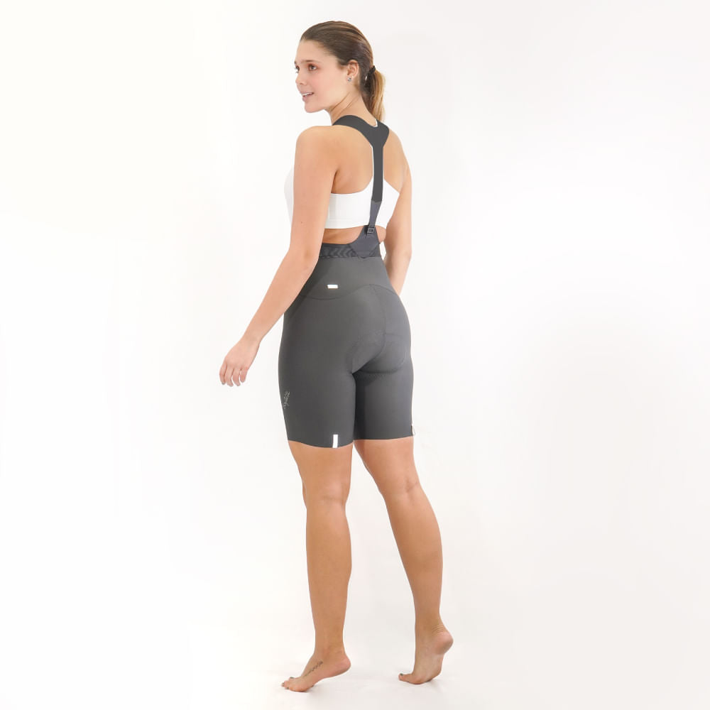 PANTALONETA CICLISMO TOSCANA 2.0 GRIGIO PARA MUJER