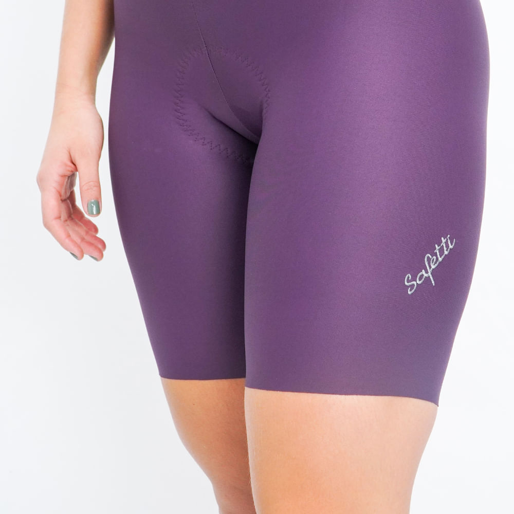 PANTALONETA CICLISMO TOSCANA 2.0 VINO PARA MUJER