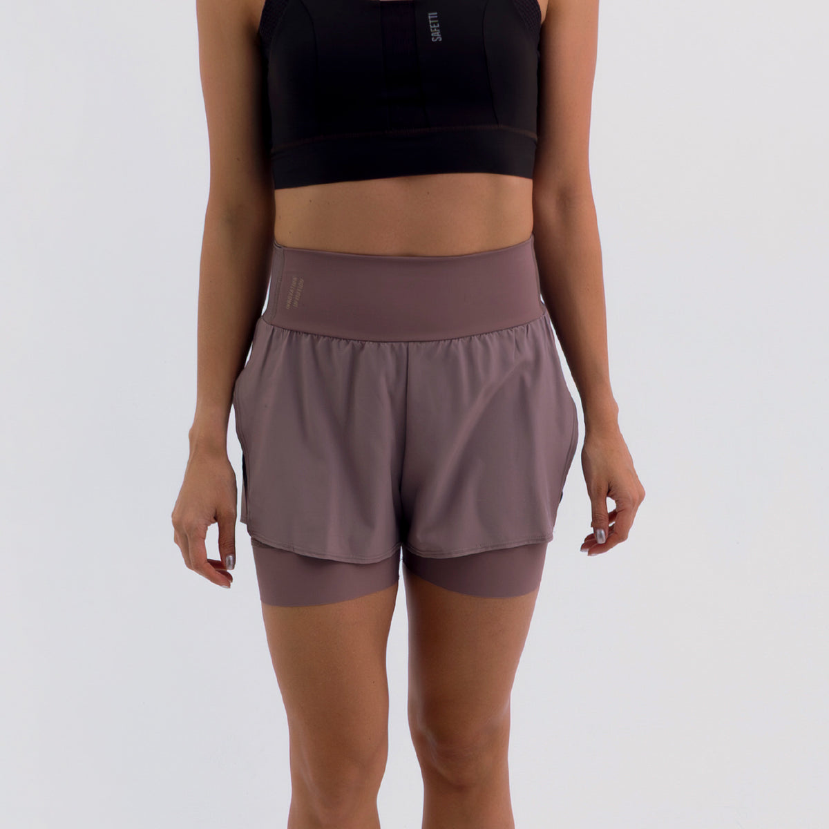 PANTALONETA RUNNING/PÁDEL BREEZE BROWN PARA MUJER