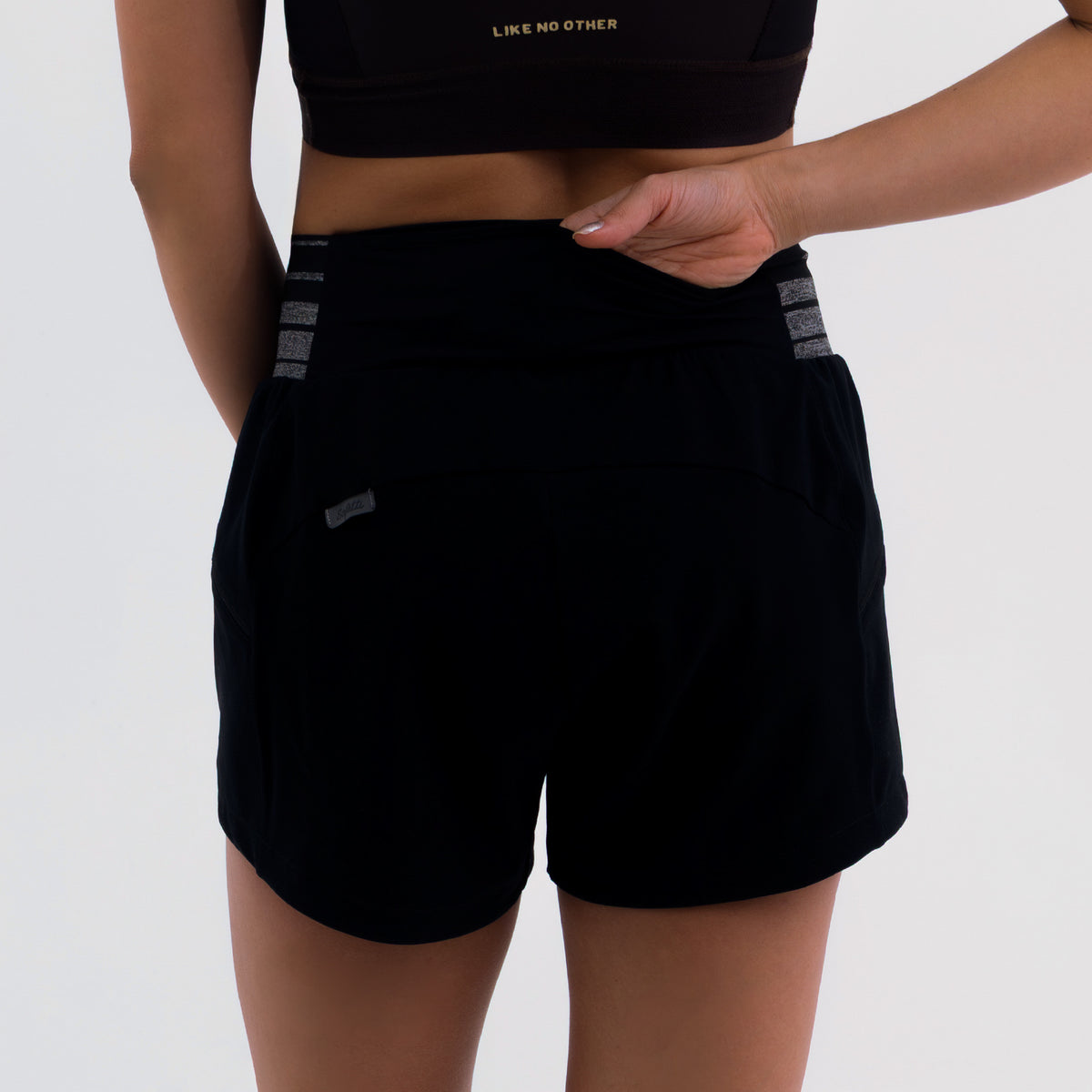 PANTALONETA RUNNING/PÁDEL EXPLORER NERO PARA MUJER